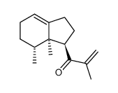 [1R,(-)]-1α-(2-Methylenepropanoyl)-7β,7aβ-dimethyl-2,3,5,6,7,7a-hexahydro-1H-indene Structure