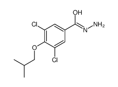 3,5-dichloro-4-(2-methylpropoxy)benzohydrazide Structure