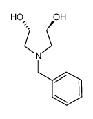 1-苯基甲基-3,4-吡咯烷二醇结构式