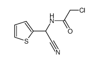 2-Chloro-N-(cyano-2-thienylmethyl)acetamide structure