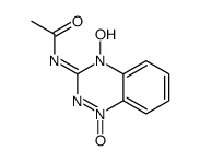 3-(Acetylamino)-1,2,4-benzotriazine 1,4-dioxide结构式