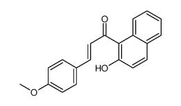 1-(2-hydroxynaphthalen-1-yl)-3-(4-methoxyphenyl)prop-2-en-1-one结构式