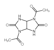 1,4-diacetyltetrahydroimidazo[4,5-d]imidazole-2,5(1H,3H)-dione Structure