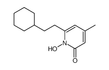 6-(2-cyclohexylethyl)-1-hydroxy-4-methylpyridin-2-one Structure