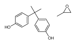 4-[2-(4-hydroxyphenyl)propan-2-yl]phenol,2-methyloxirane Structure