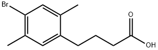 4-(4-bromo-2,5-dimethylphenyl)butanoic acid Structure