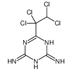 6-(1,1,2,2-tetrachloroethyl)-1,3,5-triazine-2,4-diamine Structure