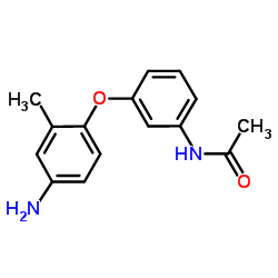 N-[3-(4-Amino-2-methylphenoxy)phenyl]acetamide Structure