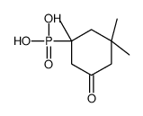 (1,3,3-trimethyl-5-oxocyclohexyl)phosphonic acid Structure