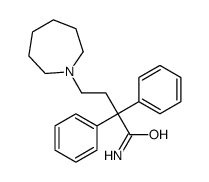 4-(azepan-1-yl)-2,2-diphenylbutanamide结构式