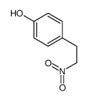 1-Aci-nitro-2-(p-hydroxyphenyl)ethane Structure