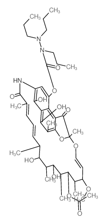 Rifamycin, 4-O-[2-oxo-2- (tripropylhydrazino)ethyl]-结构式