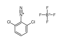 2,6-dichlorobenzenediazonium tetrafluoroborate structure