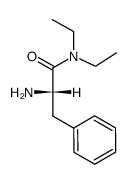 N-(phenylalanyl)-N,N-diethylamine Structure