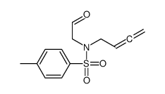 N-buta-2,3-dienyl-4-methyl-N-(2-oxoethyl)benzenesulfonamide Structure