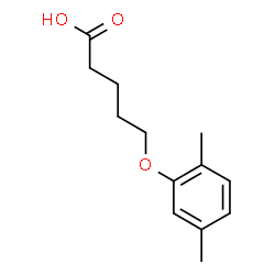 5-(2,5-Dimethylphenoxy)pentanoicacid structure