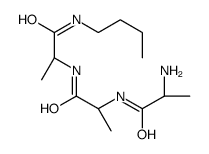 (2S)-2-amino-N-[(2S)-1-[[(2S)-1-(butylamino)-1-oxopropan-2-yl]amino]-1-oxopropan-2-yl]propanamide结构式