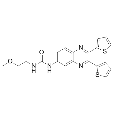 1-(2,3-二(噻吩-2-基)喹啉-6-基)-3-(2-甲氧基乙基)星空app结构式