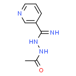 Acetic acid, 2-(imino-3-pyridinylmethyl)hydrazide (9CI) Structure