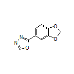 2-(Benzo[d][1,3]dioxol-5-yl)-1,3,4-oxadiazole Structure