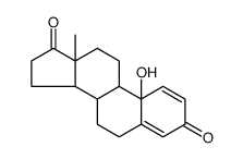 10-Hydroxyestra-1,4-diene-3,17-dione Structure