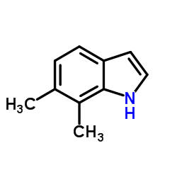 6,7-二甲基吲哚结构式