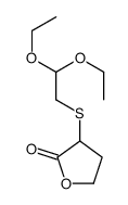 3-(2,2-diethoxyethylsulfanyl)oxolan-2-one结构式