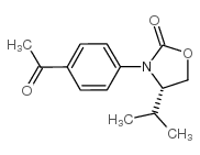 (S)-3-(4-ACETYLPHENYL)-4-ISOPROPYLOXAZOLIDIN-2-ONE Structure