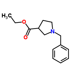 Ethyl 1-benzylpyrrolidine-3-carboxylate Structure