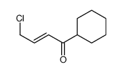 4-chloro-1-cyclohexylbut-2-en-1-one Structure