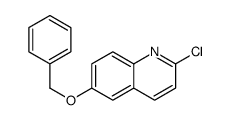 2-chloro-6-phenylmethoxyquinoline Structure