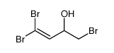 1,4,4-tribromobut-3-en-2-ol结构式