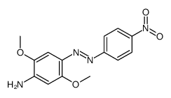 2,5-dimethoxy-4-(4-nitrophenylazo)aniline Structure