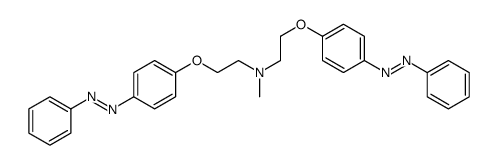 N,N-Bis[2-(p-phenylazophenoxy)ethyl]methylamine结构式