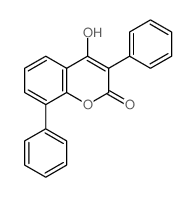 2H-1-Benzopyran-2-one,4-hydroxy-3,8-diphenyl- picture