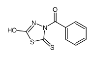 4-benzoyl-5-sulfanylidene-1,3,4-thiadiazolidin-2-one Structure