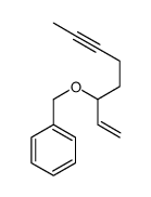 oct-1-en-6-yn-3-yloxymethylbenzene结构式