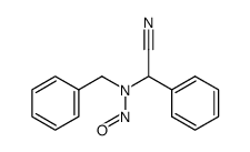 [N-Nitroso-N-benzyl-amino]-phenylacetonitril结构式