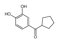 CYCLOPENTYL-3,4-DIHYDROXYPHENYLKETONE Structure