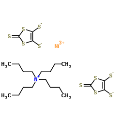 Tetrabutylammonium Bis(1,3-dithiole-2-thione-4,5-dithiolato)nickel(III) Complex picture