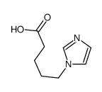 5-IMIDAZOL-1-YL-PENTANOIC ACID Structure