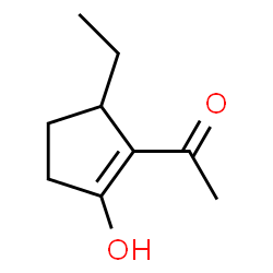 Ethanone, 1-(5-ethyl-2-hydroxy-1-cyclopenten-1-yl)- (9CI)结构式