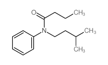 Butanamide,N-(3-methylbutyl)-N-phenyl- Structure