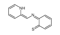 6-(1H-pyridin-2-ylidenemethylimino)cyclohexa-2,4-diene-1-thione Structure