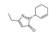 2,4-DIHYDRO-5-ETHYL-2-PHENYL-3H-PYRAZOL-3-ONE结构式