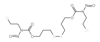 3-[3-(2-chloroethyl-nitroso-carbamoyl)oxypropyldisulfanyl]propyl N-(2-chloroethyl)-N-nitroso-carbamate picture