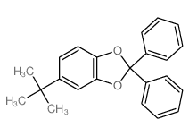 2,2-diphenyl-5-tert-butyl-benzo[1,3]dioxole Structure