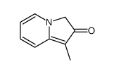 1-methyl-2,3-dihydroindolizin-2-one Structure