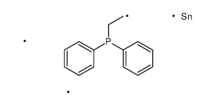 diphenyl(2-trimethylstannylethyl)phosphane Structure