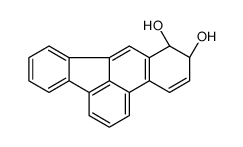 9,10-Dihydrobenz(e)acephenanthrylene-9,10-diol trans- Structure